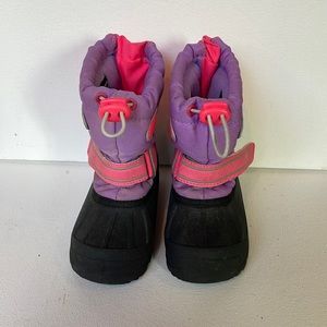 Circo Thermolite purple, pink & black snow boots.  Size 7/8 - Medium